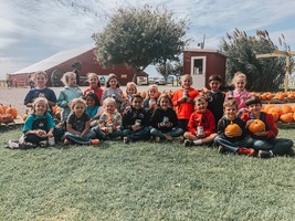 Elementary Students at P Bar Farms Corn Maze