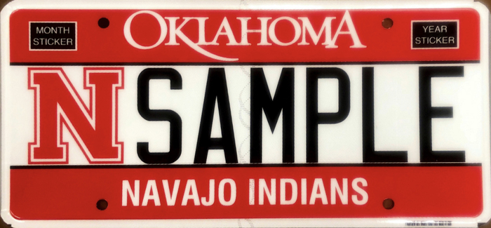 Navajo License Plate