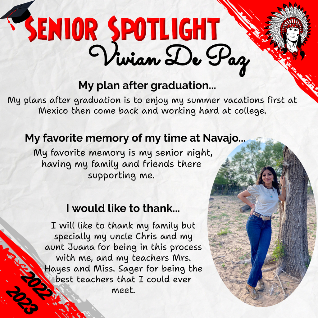 Senior Spotlight, Vivian De Paz