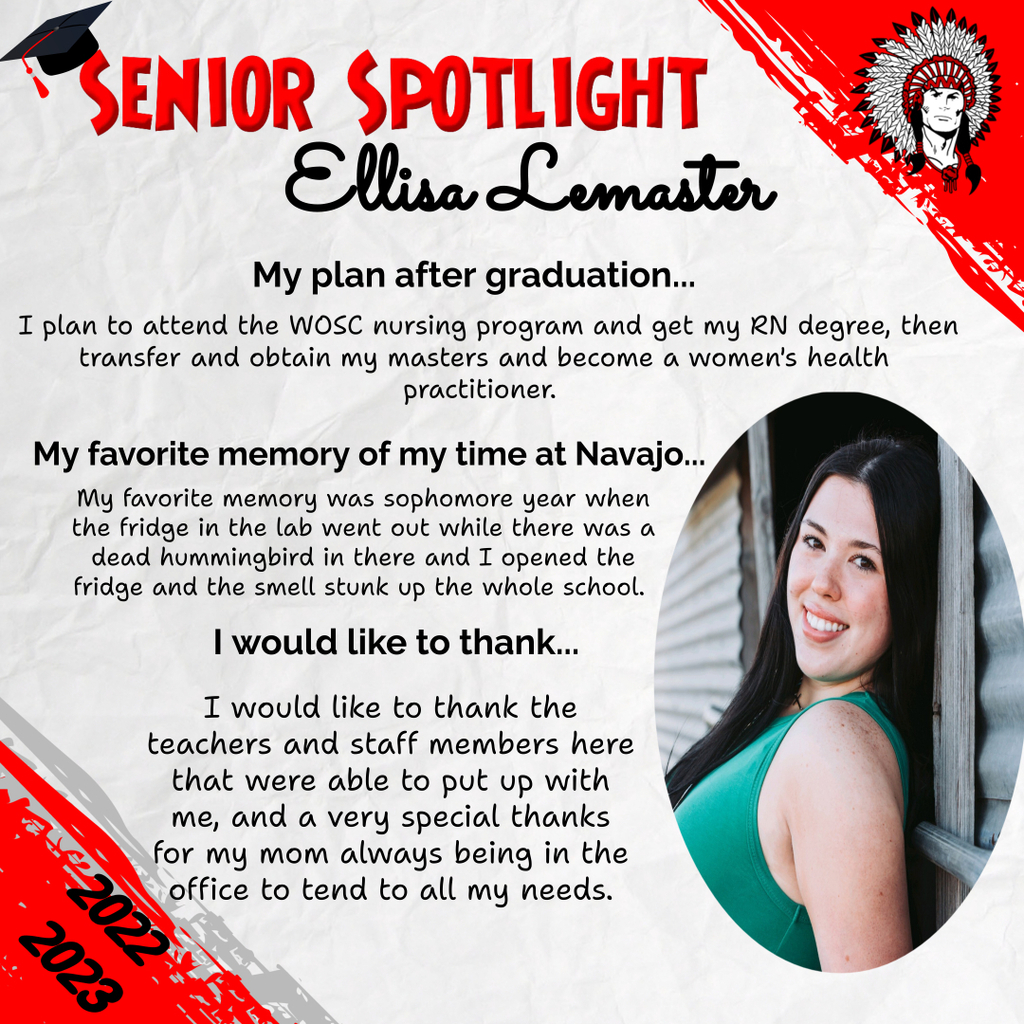 Senior Spotlight, Ellisa Lemaster